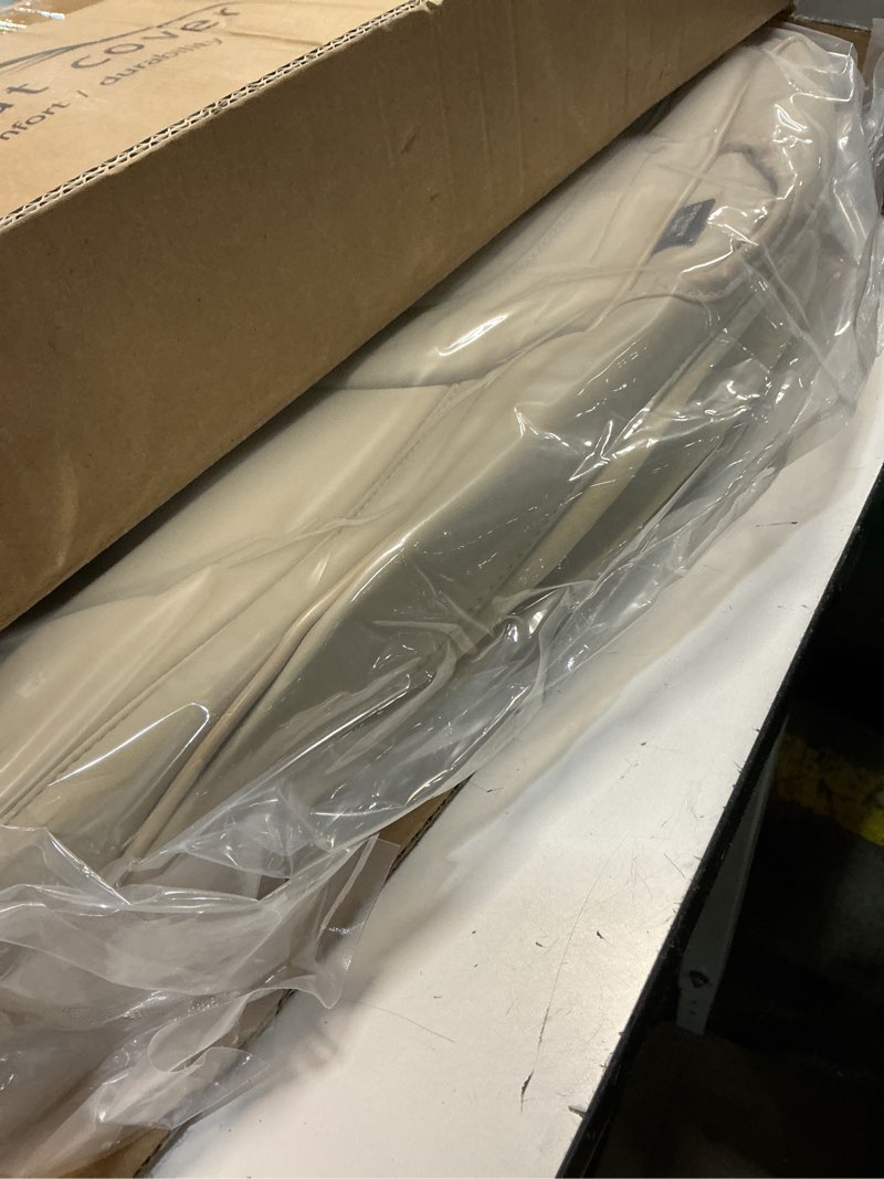 Condition photo showing New/Like New for Car Seat Covers,Car Seat Protector Waterproof,Seat Covers Front, Car Seat Protectors,Automotive Seat Covers Fit for Most Cars Beige Beige Front Pair