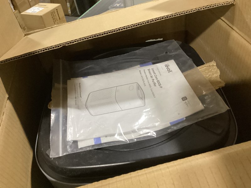 Condition photo showing Good Condition for LEVOIT Air Purifiers for Home, Large Rooms Up to 2933 Ft² With HEPA Sleep Mode, AHAM VERIFIDE, Smart WIFI, PM2.5 Monitor, 3-in-1 Filter For Smoke, Pet Allergies, Dust, Alexa Control, Core 600S-P, Gray Core 600S Gray