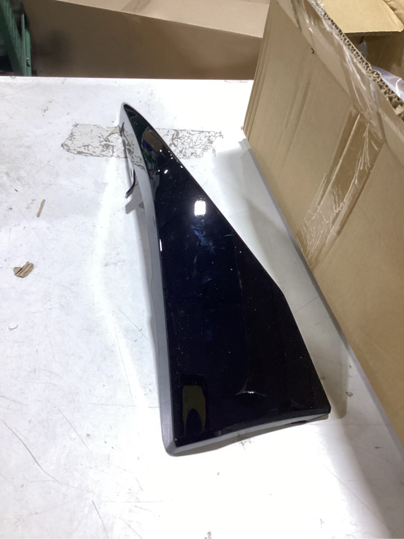 Condition photo showing As Is for for toyota corolla 2020 2021 2022 bumper cover extension driver and passenger side | pair | front | se and xse models | pp plastic painted dark gray | to1046112, to1047112 | 191275778142, 191275778159