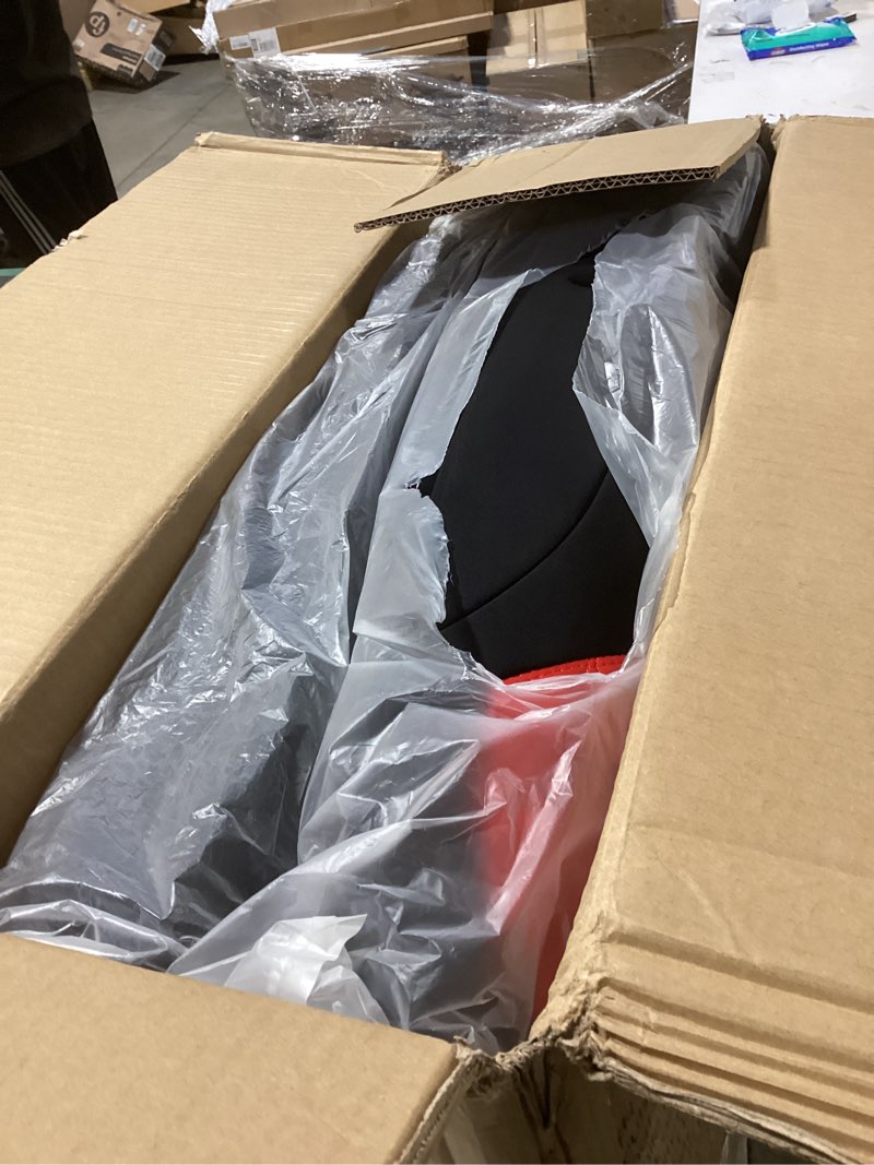 Condition photo showing As Is for FH Group Custom Fit Car Seat Covers Specifically Made for 2007-2017 Jeep Wrangler JK 4DR | 1st/2nd Row | Ultraflex Neoprene Water Resistant Automotive Seat Covers - Full Set Red Red Neoprene Full Set JK 4 DOOR