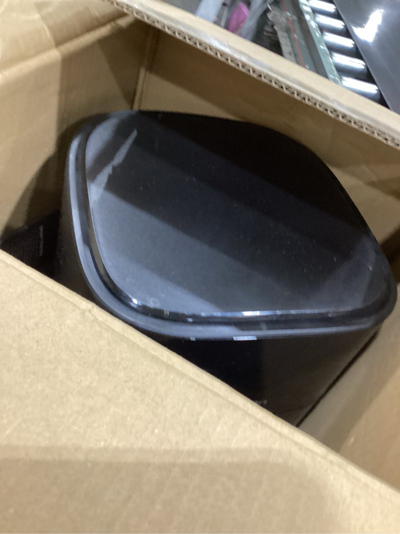 Condition photo showing As Is for Chefman Air Fryer – 4 QT Compact Airfryer for Quick & Easy Meals, Features Hi-Fry Technology for Extra Crisp, Easy-View Window, Touch Controls with 4 Presets, Nonstick & Dishwasher Safe Basket - Black 4 Quart with easy view window