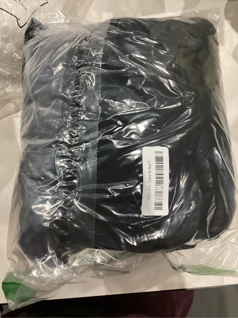 Condition photo showing Good Condition for Black Ruffle Shower Curtain, Vintage Handcrafted Bow Tie Bath Curtain for Master Bathroom, Ruched Satin Bathroom Curtain with 12 Buttonholes, 72" W x 72" H (LQ-10) Black 72"W x 72"L (Pack of 1)