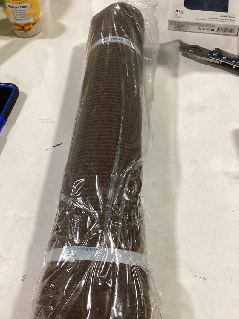 Condition photo showing New/Like New for Cat Scratching Mat, Self-Adhesive Cat Scratch Furniture Protector, Trimmable DIY Cat Wall Climbing Carpet, Cat Couch Protector, Cat Scratching Pad Replacement (Brown, 78.7"x15.8") Brown 78.7"x15.8"