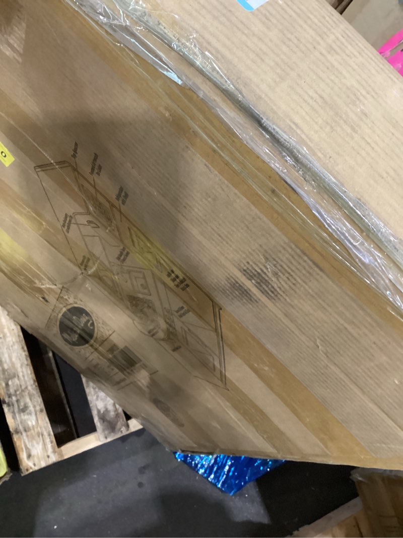 Condition photo showing As Is for Melissa & Doug Wooden Chef's Kitchen Set for Kids with Play Kitchen Accessories & “Ice” Cube Dispenser, Preschool Learning Toys for Girls & Boys 3+ - FSC Certified Charcoal Single