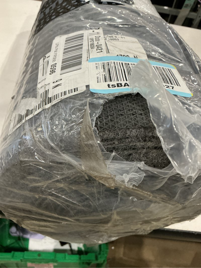 Condition photo showing Good Condition for ottomanson 2' x 20' hallway runner with scraper pile extra durable non-slip rug mat for indoor & outdoor use - ideal for kitchen, entryway, patio & garage - high-traffic carpet, gray grey 24 in wide 2' x 20' (runner)