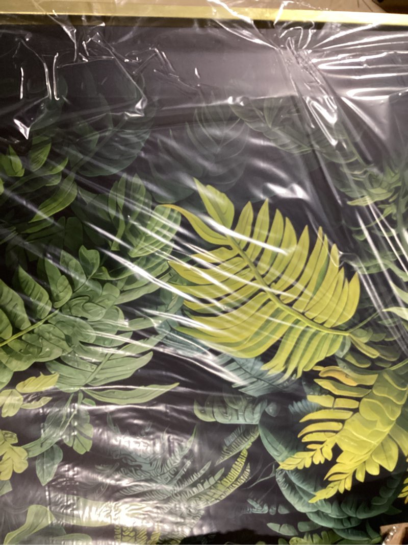 Condition photo showing As Is for similar to rainforest jungle plants landscape - jungle wall art