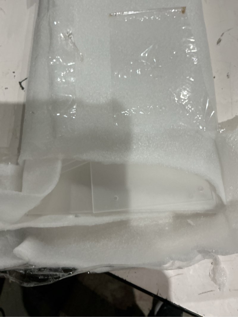 Condition photo showing Good Condition for geelin 5-compartment acrylic candy display bin, 23.6" wide 5.2 gallon clear food storage organizer with partitions for kitchen pantry, countertop, retail store