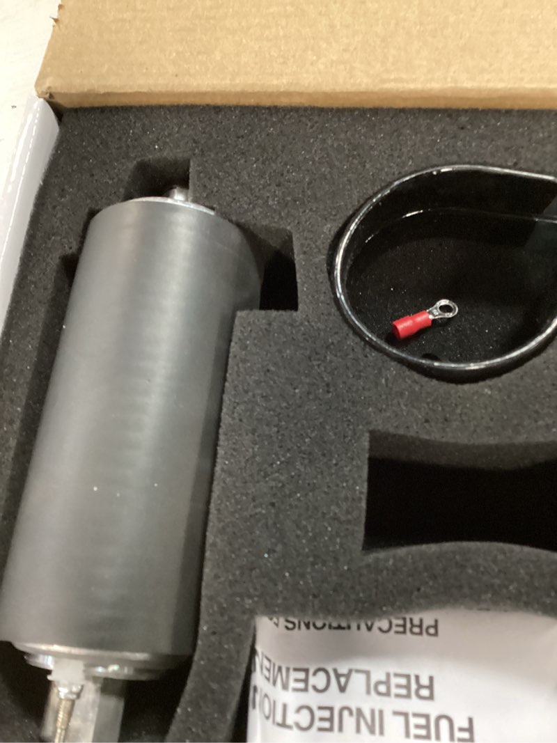 Condition photo showing Good Condition for high flow pressure external inline 255lph fuel pump with installation kit replacement for gsl392 400-939 universal