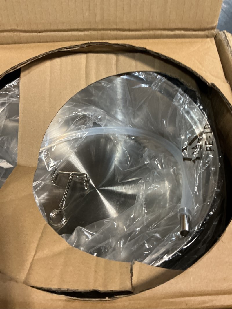 Condition photo showing New/Like New for suclain stainless steel water distiller, 3 layers 1.2 gallon distilled machine distillers for home all stovetops refining lard tallow