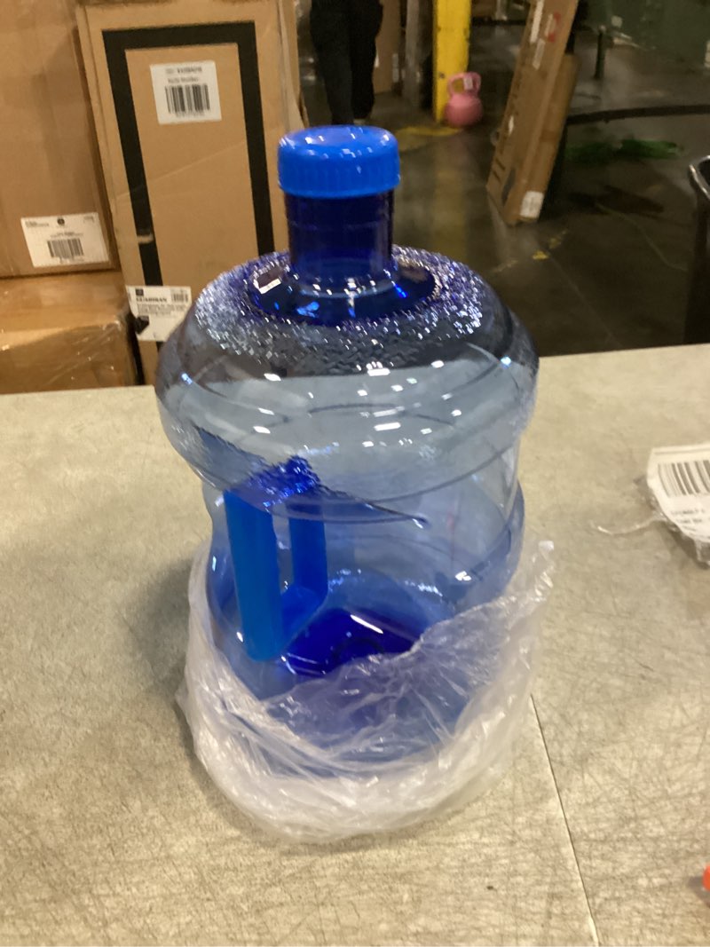 Condition photo showing New/Like New for sewacc water bottle 2 gallon portable water containers with handle large capacity water jug large reusable motivational jug for camping outdoor sports travel