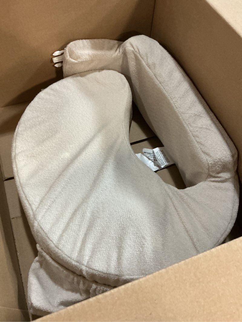 Condition photo showing Good Condition for my brest friend super deluxe nursing pillow – extra soft breastfeeding support pillow with plush slipcover, firm flat cushion, wrap-around adjustable fit & back panel – soft sand