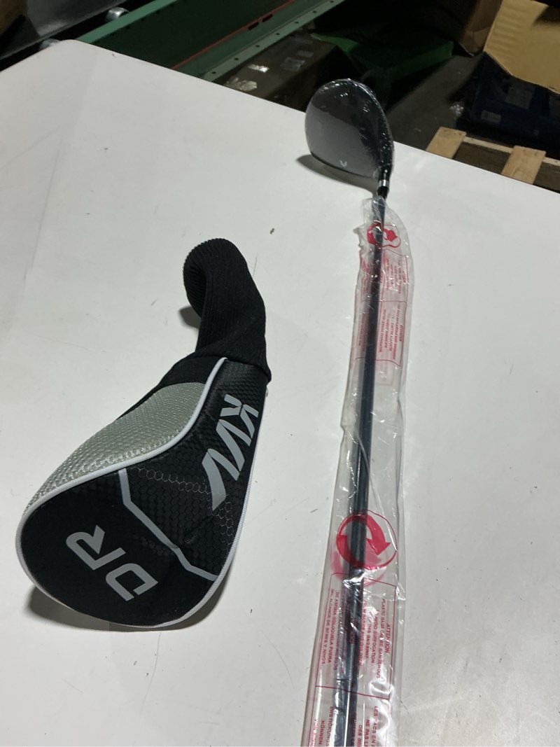 Condition photo showing Good Condition for kvv junior golf club for kids ages 3-5/6-8/9-12, individual right handed driver, fairway, hybrid, irons, wedge & putter for girls & boys, perfect for young golfers ages: 9-12 black driver
