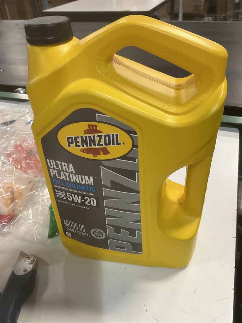 Condition photo showing New/Like New for Pennzoil Ultra Platinum Full Synthetic Motor Oil 5W-20, 5 Quart - Pack of 1