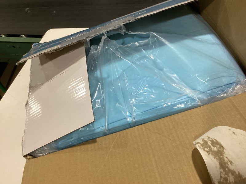 Condition photo showing Good Condition for biggmed tear-resistant incontinence bed pads 40'' x 36'' (50 count ) with 130 gram heavy duty disposable underpads chucks pads for adults, kids & elderly | protection pads for bed, sofa, and chair 40"x36"- 50 count (tear-resistant)