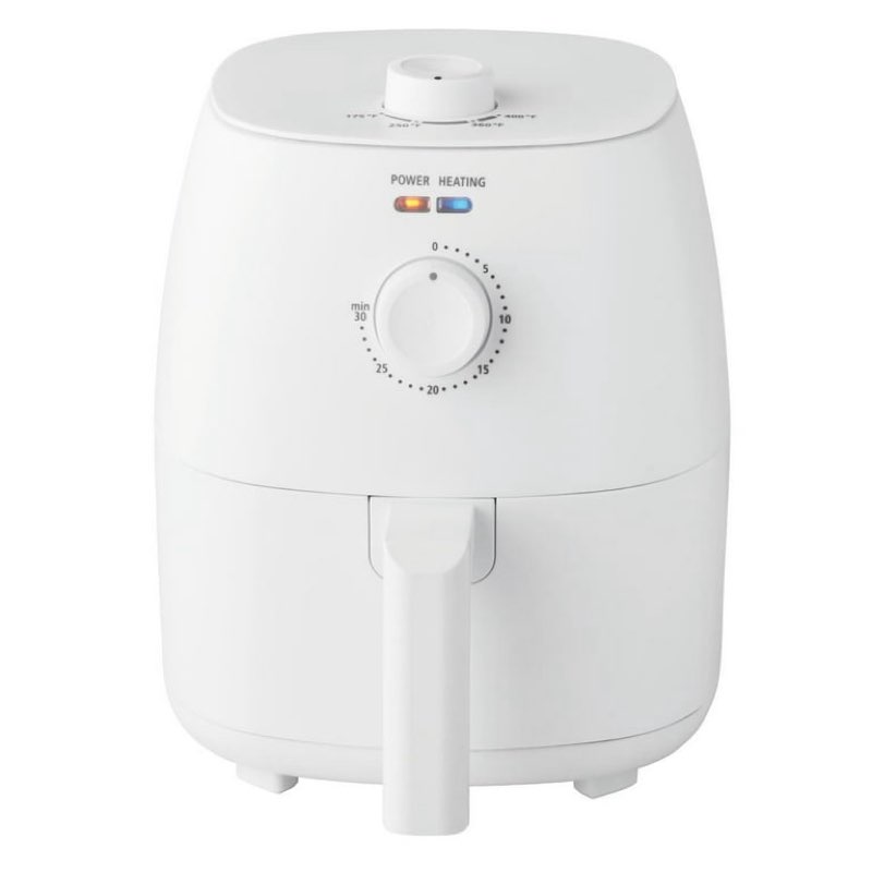 mainstays 2.2 qt air fryer, arctic white - automatic shutoff