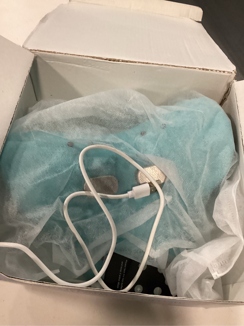 Condition photo showing New/Like New for neck massager 2026 pillow with heat and vibration - 3d deep tissue massage for shoulder and back, portable cordless with type-c charge, home office car use