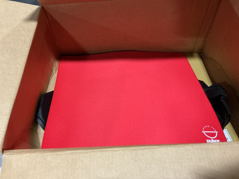 Condition photo showing Good Condition for pulsar gaming gears esports saturn pro gaming mousepad – slow control surface for precise aim & stable tracking (x-large, firm, radiant ruby) radiant ruby xl