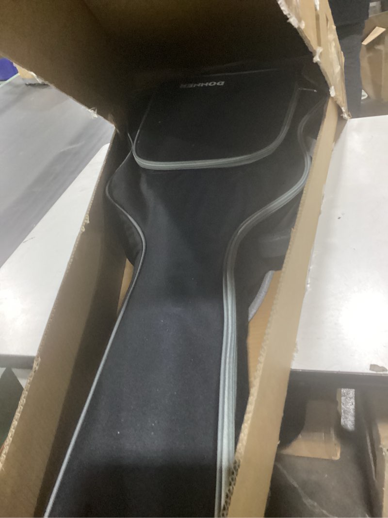 Condition photo showing Good Condition for Donner Black Acoustic Guitar for Beginners, Adult, Teens, Starter Kits - Full Size 41'' Steel-String Acustica Guitarra Bundle Set with Free Online Lesson, Gig Bag, Strap, Tuner, Cutaway, DAG-1CB Cutaway Black
