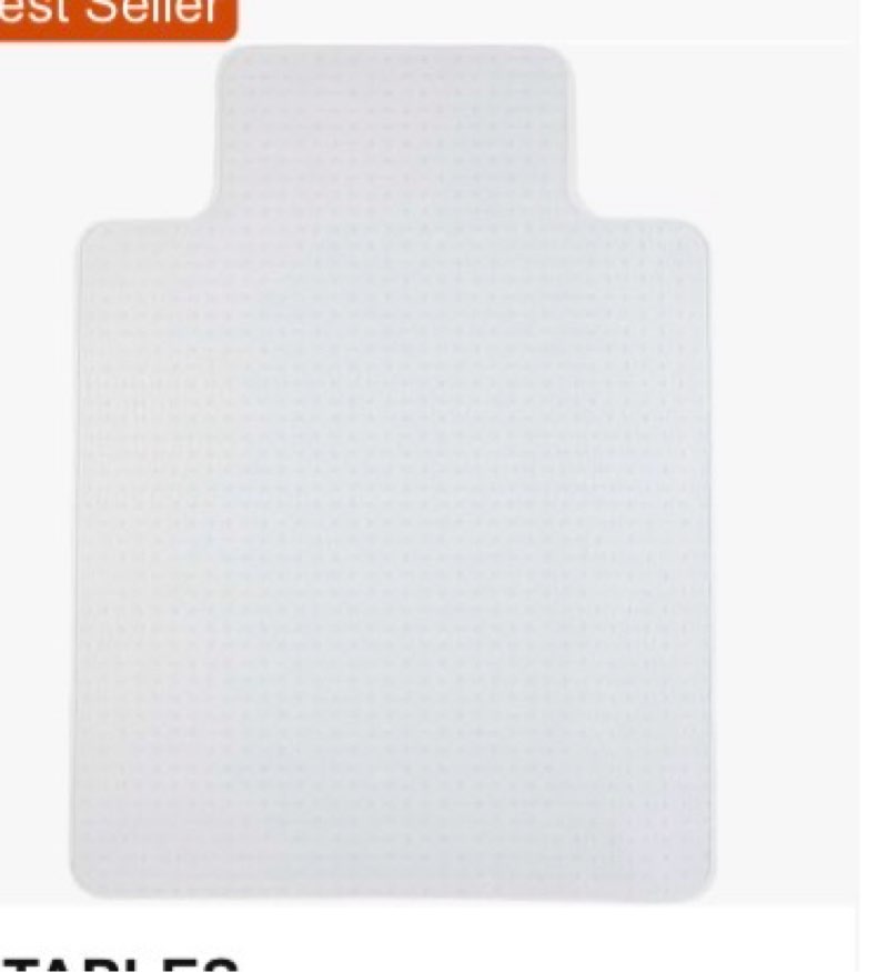 dimex hard floors office mat chair mat, 36" x 48" (15110630)