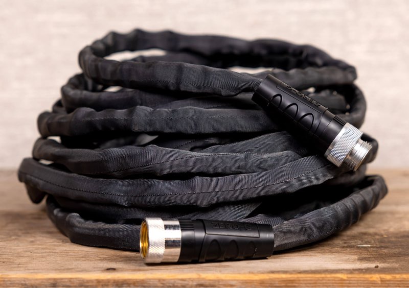 zero-g 4001-50 lightweight, ultra flexible, durable, kink-free garden hose, 5/8-inch by 50-feet,black