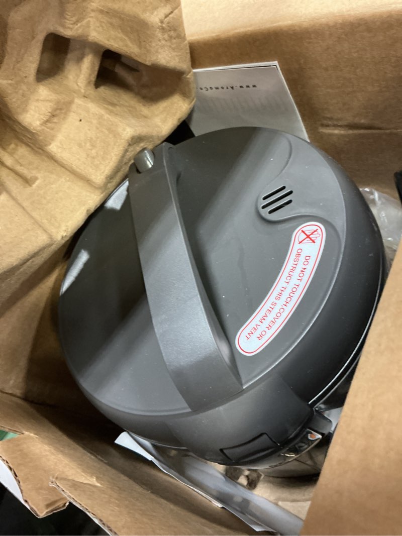 Condition photo showing As Is for aroma professional digital rice cooker, multicooker, 4-cup (uncooked) / 8-cup (cooked), steamer, slow cooker, grain cooker, 2qt, stainless steel exterior, arc-994sg professional 4 cup uncooked / 8 cup cooked
