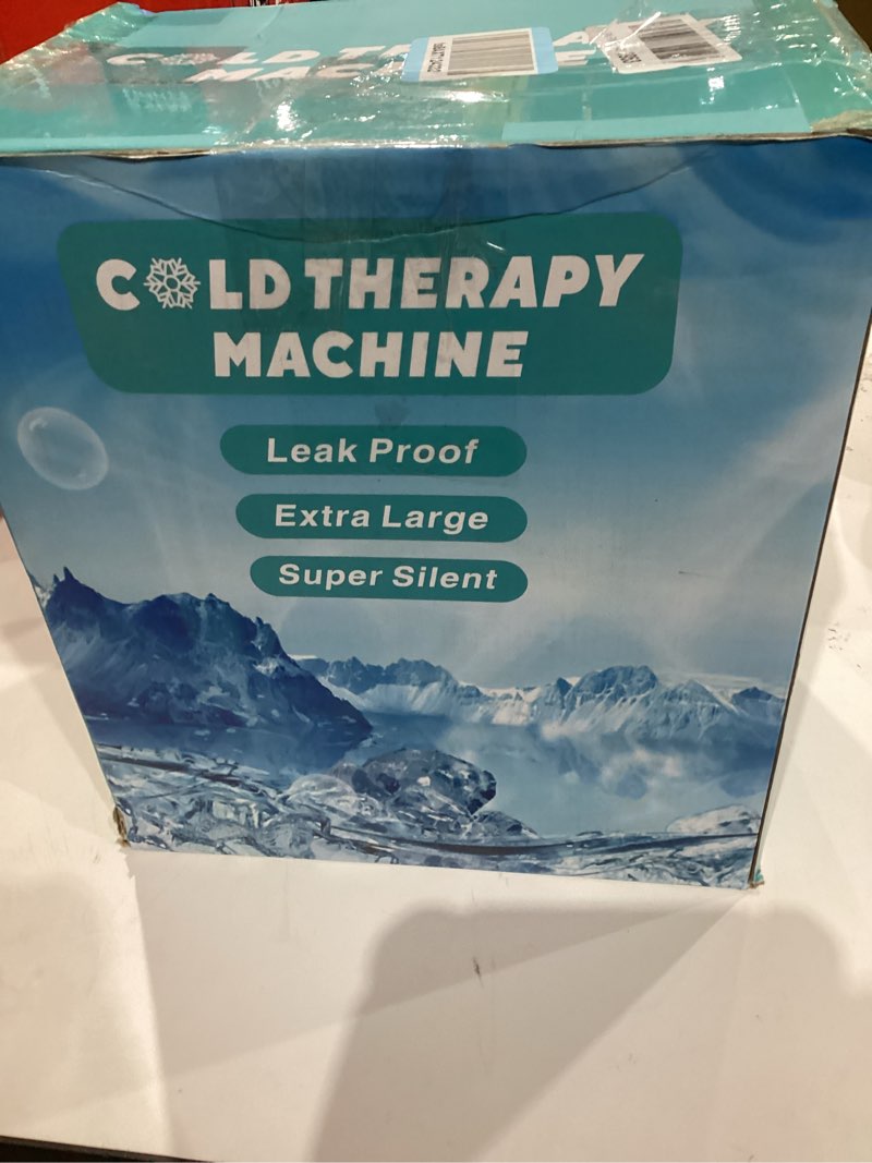 Condition photo showing New/Like New for Ice Machine for Knee After Surgery, Cold Therapy Machine for Knee Replacement, Portable Ice Therapy Machine with Wheels, Handle for Pain Relief - Unisex for Men/Women