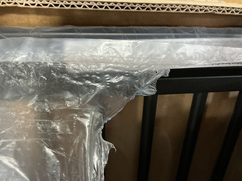 Condition photo showing Good Condition for Lumizone Extra Tall Cat Gate 55.12" High Pressure Mounted Extra Wide 2025 New (17 Sizes) 1.37" Gap No Drilling Auto-Close One-Handed Operation Tall Pet Gate for Dogs (Black, 29.92"-34.24"/76-86.5cm) 29.92"-34.24"/76-86.5cm Black