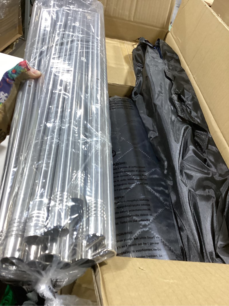 Condition photo showing Good Condition for Upgraded Sauna Box for Relaxation, Detoxification, Portable Sauna for Home with Steamer, Remote Control, Folding Chair, 9 Levels, 2.6’ x 2.6’ x 5.9’ Black