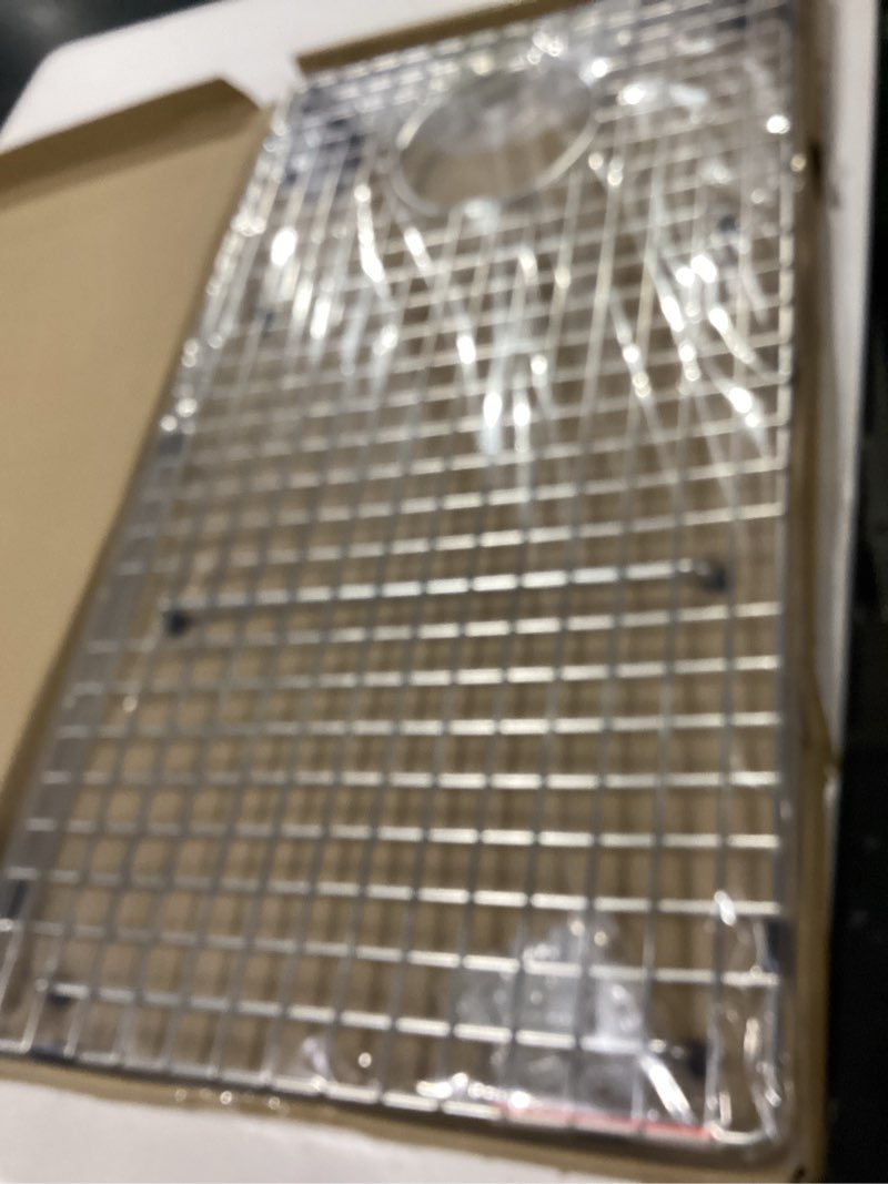 Condition photo showing New/Like New for Serene Valley Sink Bottom Grid 25-7/8“ X 14-1/16", Side Drain with Corner Radius 3/8",SVH2614S