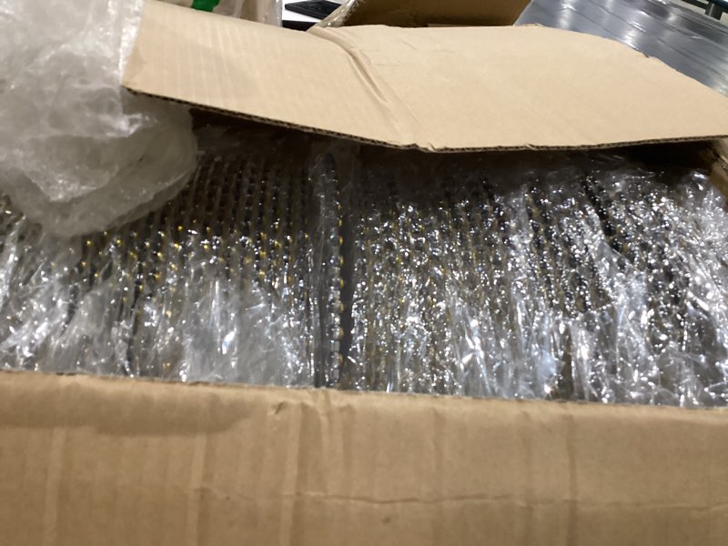 Gold and clear plastic plates