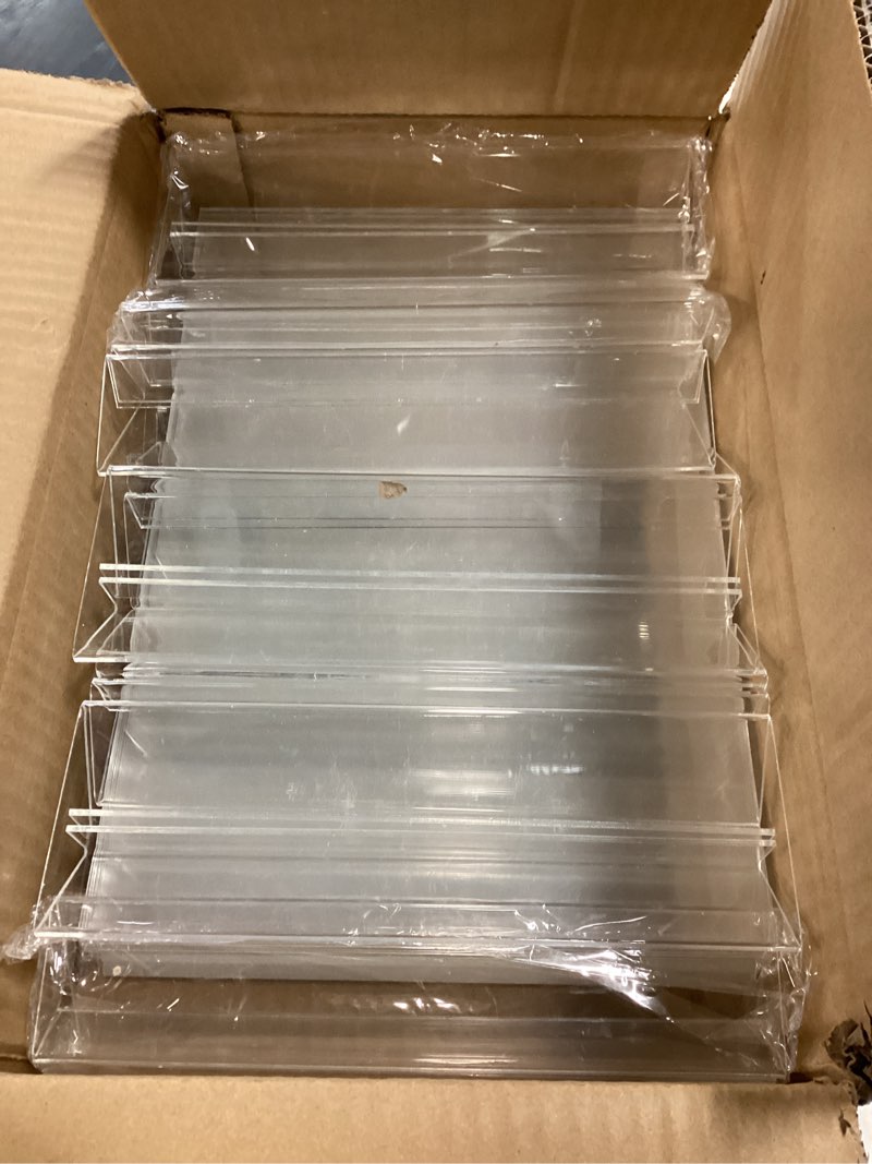 Condition photo showing Good Condition for smarpau acrylic sign holder 8.5 x 11 acrylic frame clear sign holder picture frame plastic table numbers menu holders double sided flyer holder for office store home 8 pack 8 pack-8.5"x11"