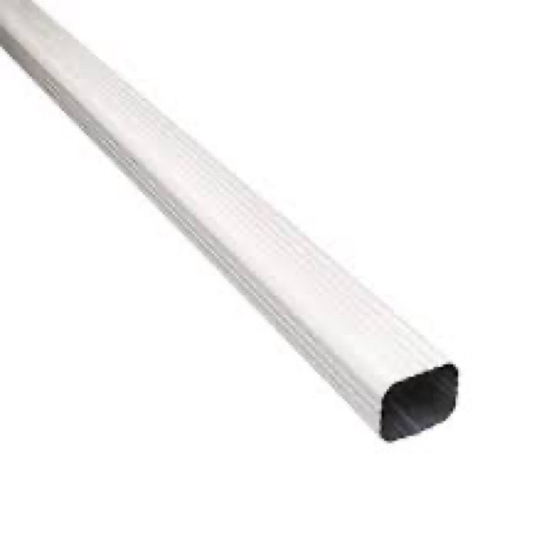 Moxweyeni White Aluminum Downspout Extensions Roofing Gutter Downspout DIY Installation for Home Out