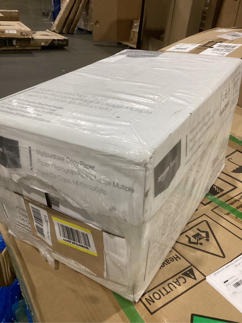 Condition photo showing New/Like New for Amazon Basics Multipurpose Copy Printer Paper, 20 lb, 8.5 x 11 Inches, 10 Reams (5,000 Sheets), 92 Bright, White 10 Reams | 5000 Sheets Letter (8.5x11)