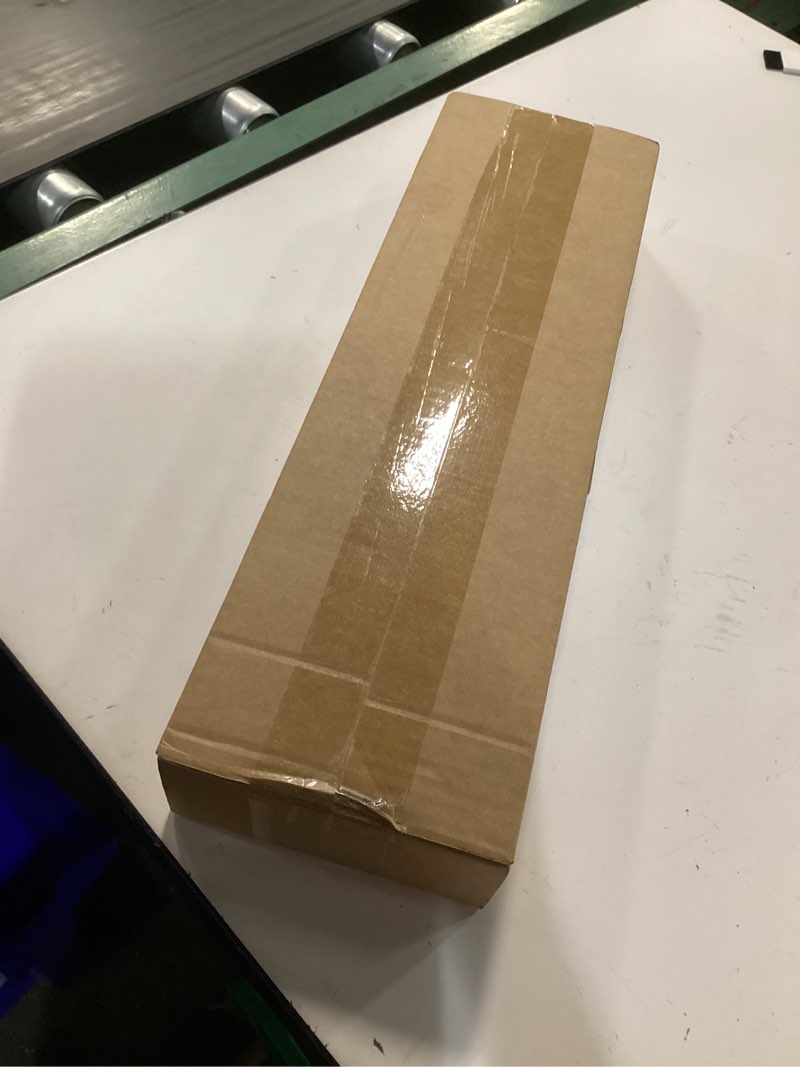 Condition photo showing New/Like New for Gold Curtain Rods for Windows 48 to 84 Inches Adjustable Decorative 1 Inch Diameter Single Window Curtain Rod Set with Classic Finials, Gold Finishing 28"-88" Gold