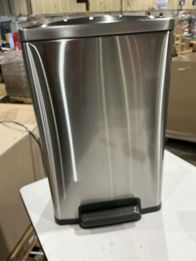Condition photo showing Good Condition for tramontina 13 gal step trash can stainless steel