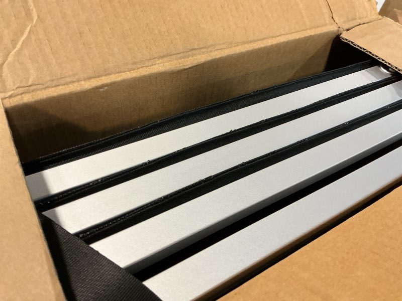 Condition photo showing As Is for Extra Wide Dog Stairs for Large Dogs, Foldable Dog Ramp for Car with Non-Slip Surface, Dogs Stairs for Cars, High Beds, Truck, Supports up to 250 lbs, 4 Steps Extra Wide 4 Steps