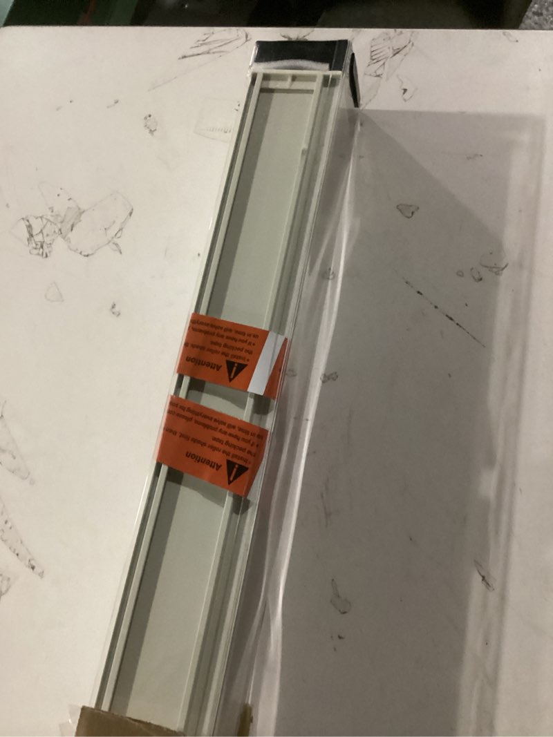 Condition photo showing New/Like New for aosky linen roller blinds shades for indoor windows pull down cordless blackout black out window shade 35 inch blinds for home linen 35"w x 72"h linen?aluminum cover?