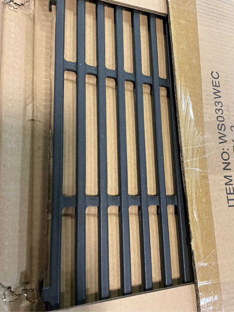 Condition photo showing Good Condition for genesis grates replacement parts for weber genesis e-310 e-330 s-310 s-330 grill parts weber genesis grill grates 7524 7528 genesis 300 series grill replacement parts cast iron cooking grate 19.5 inch cast iron for genesis 300 series 19.5" x 25.8" in total