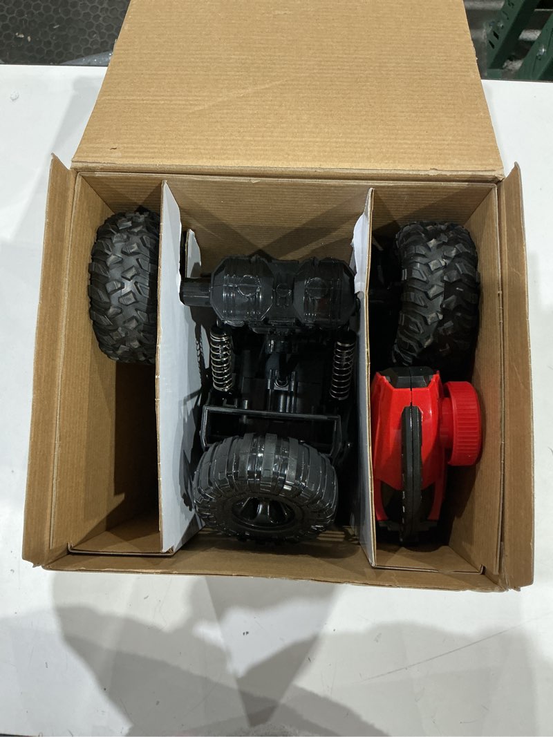 Condition photo showing Good Condition for rc cars remote control car 1:12 off road truck, metal shell led headlights offroad monster rc truck, 4x4 all terrain hobby rc cars toys for boys kids adults gifts 8-12 black
