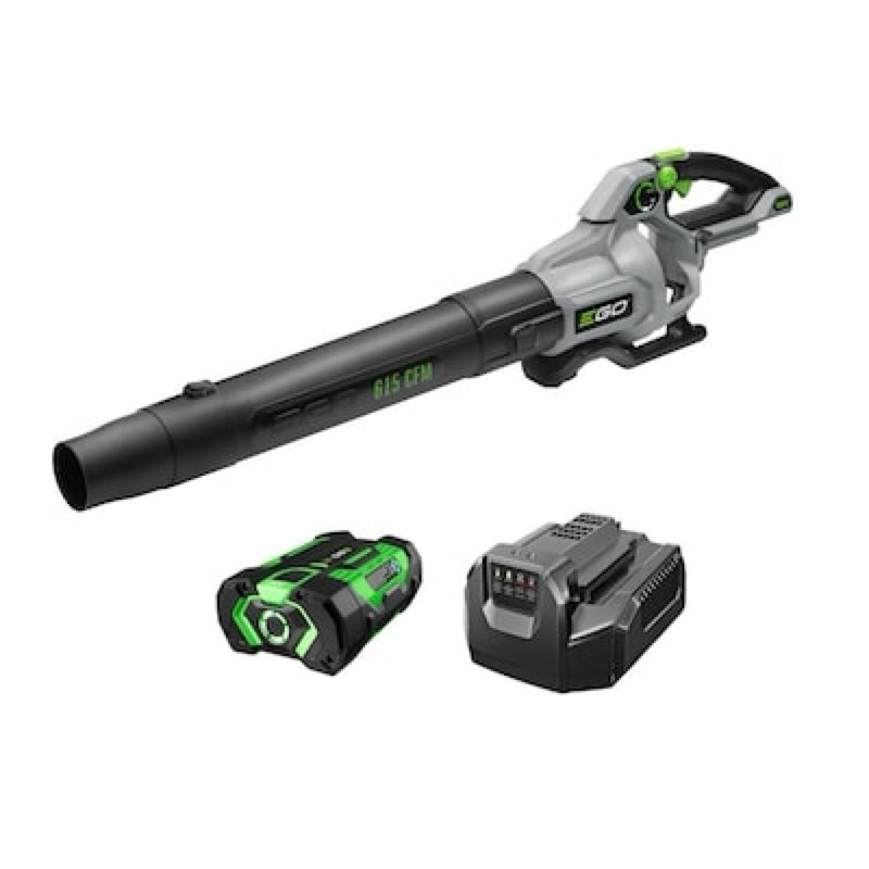 EGO POWER+ 56-volt 615-CFM 170-MPH Battery Handheld Leaf Blower 2.5 Ah Battery Included Charger Included Item #2592354 | Model #LB6151