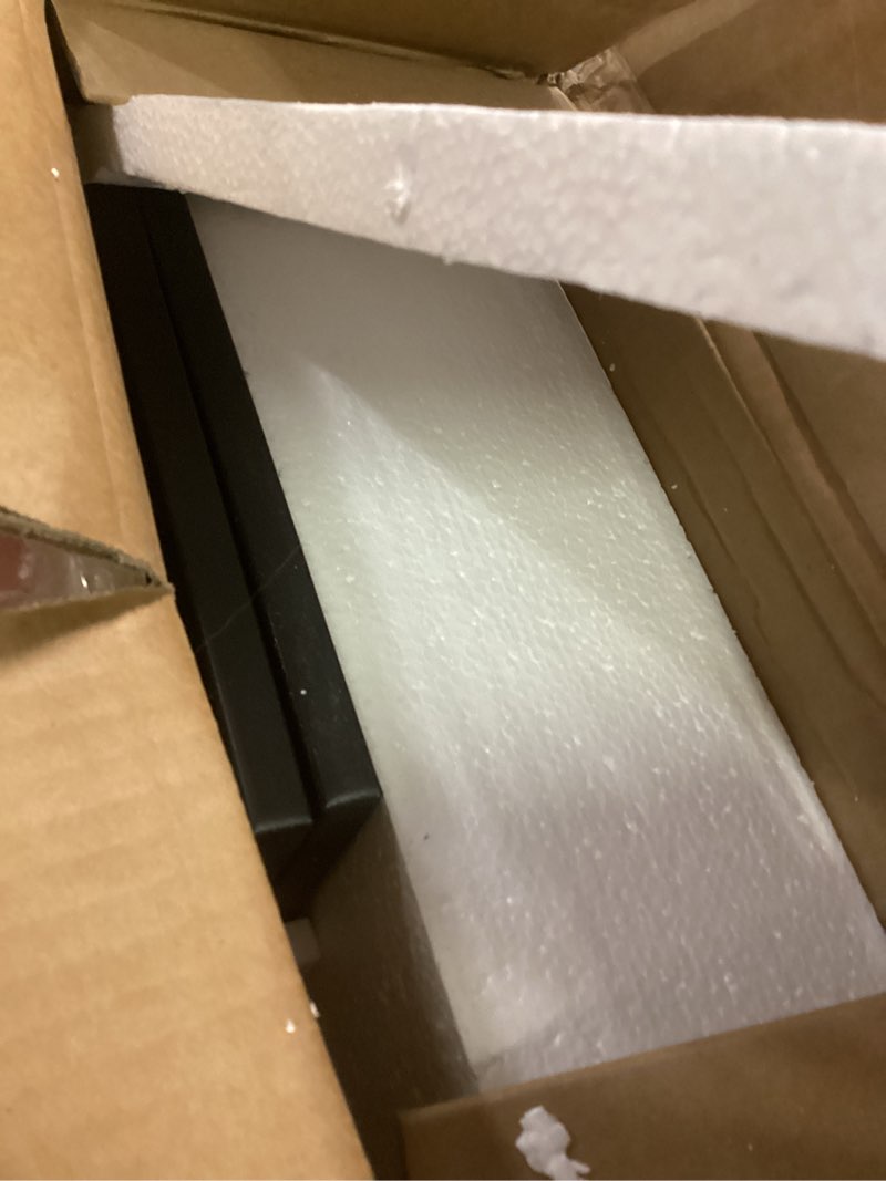 Condition photo showing New/Like New for over the toilet storage cabinet with tempered glass doors and adjustable shelf, bathroom organizer with metal stand space saver over toilet , modern toilet rack for bathroom, restroom, laundry, blue glass door-blue modern