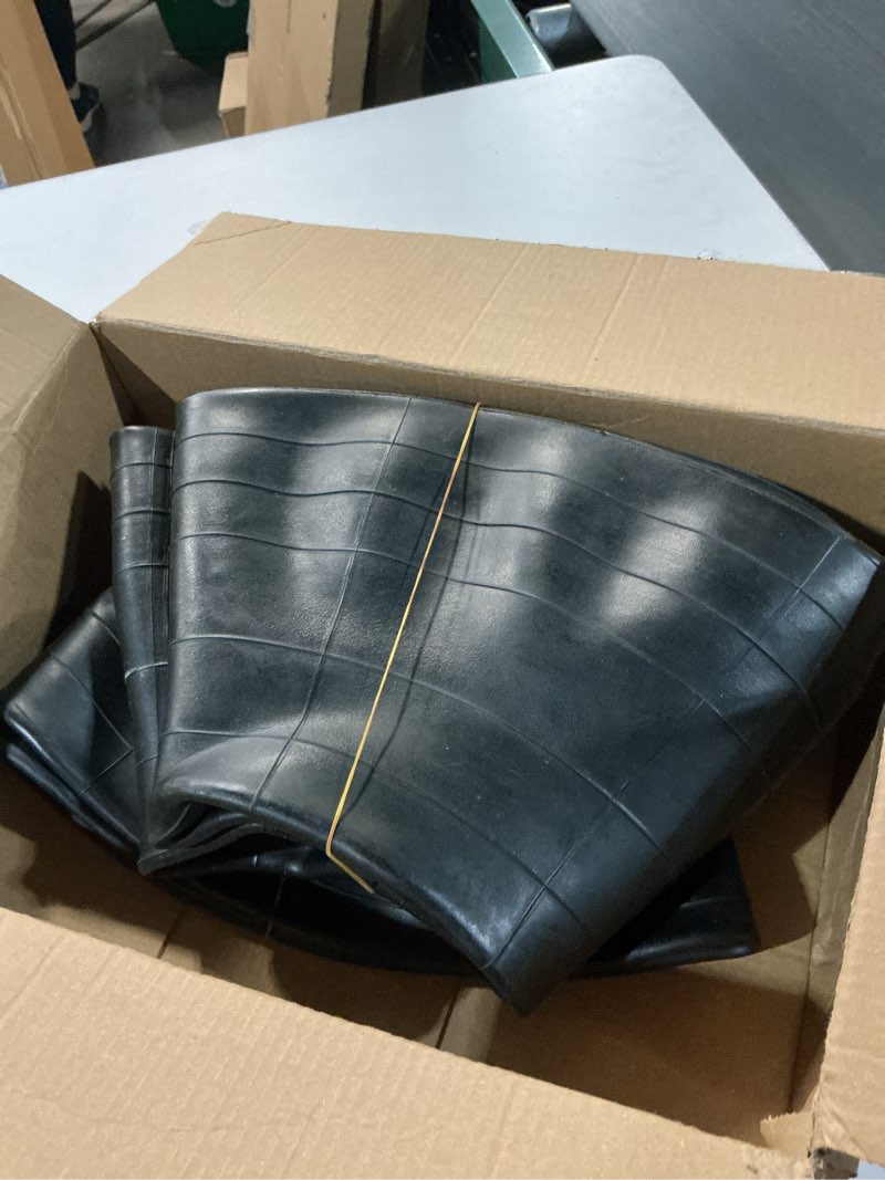 Condition photo showing As Is for 20x8.00-8 inner tube 20x10-8, 20x8-8, 20x10.00-8 replacement tire tubes with straight valve stem (2-pack) - for mower, tractor, golf cart, atvs