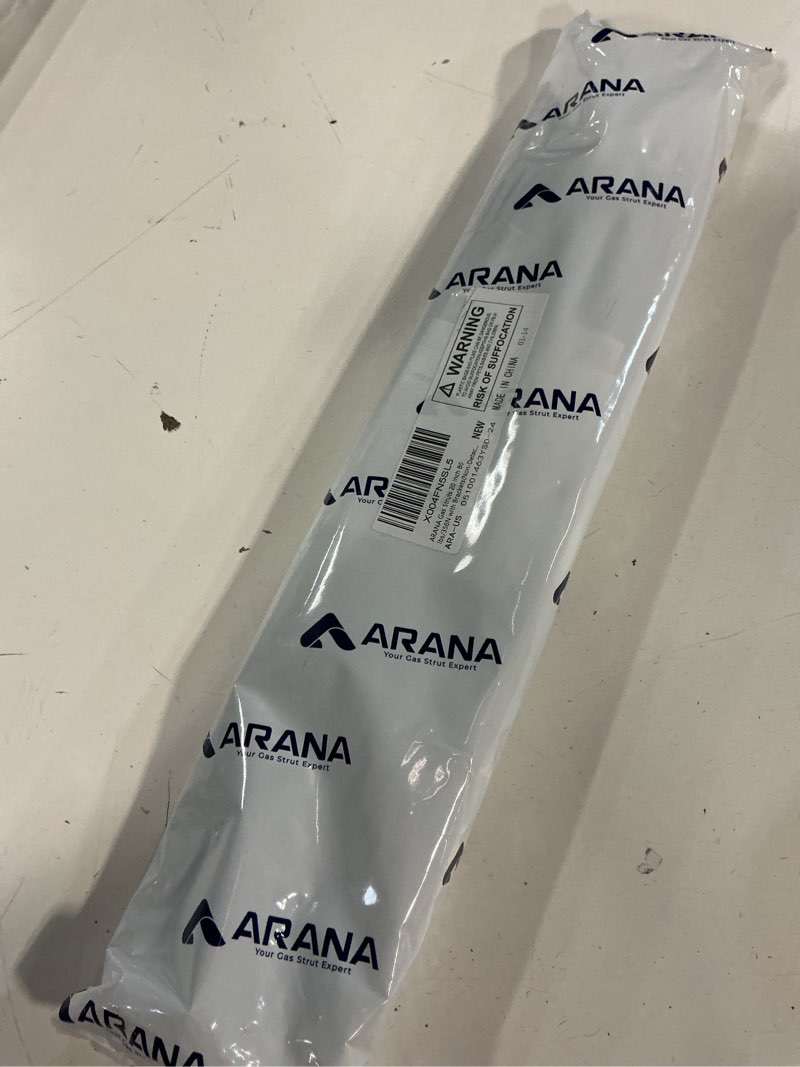 Condition photo showing New/Like New for arana gas struts 20 inch 80 lbs/356n with brackets(non-detachable), 20" gas shocks springs lift lid support for heavy duty lid rv camper bed tanning bed boat hatch basement trap door, 2 pcs