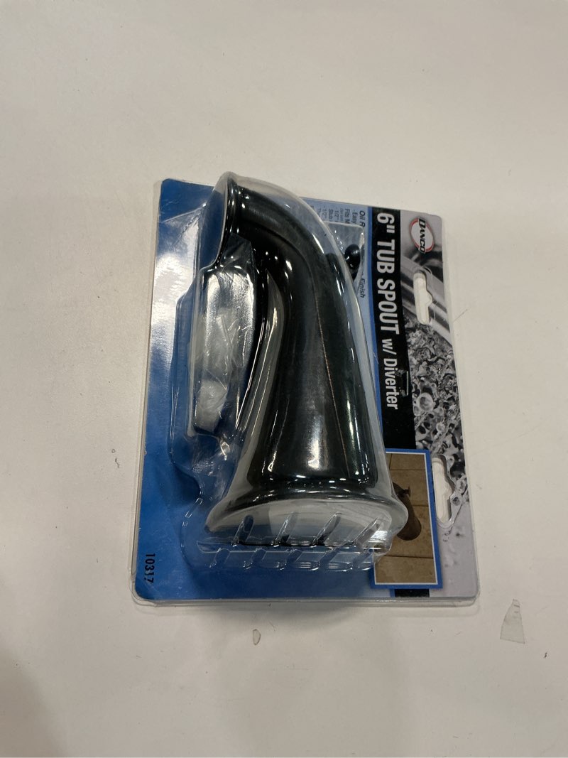 Condition photo showing As Is for Danco Company 10317 Tub Bathtub Spout, 5-1/2 Inches/Pull Up Diverter, Oil-Rubbed Bronze