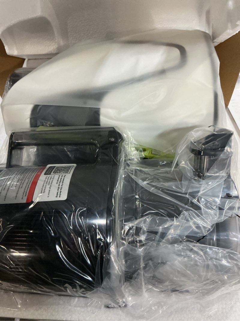 Condition photo showing New/Like New for EanOruus Juicer Machines, 3-in-1 Cold Press Juicer with 6.5" Extra Large Chute, 100oz Large Capacity, AC Motor, Makes Juice, Nut Milk & Sorbet, Bright White