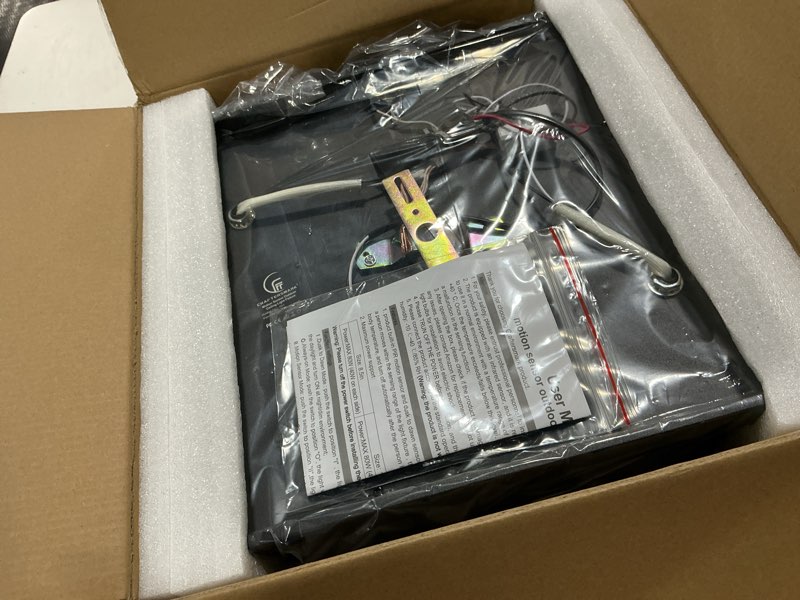 Condition photo showing Good Condition for Outdoor Ceiling Light with Motion Sensor, Flush Mount Porch Light, Exterior Light Fixture with Clear Glass, Dusk to Dawn 2-Light Fixture for Patio,Porch (12 in) 12 Inch 1 Pack