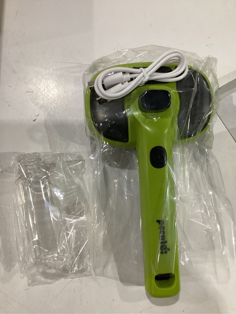 Condition photo showing New/Like New for pecute cat steam brush, self-cleaning steam cat brush with 2 water spray modes, large capacity tank, steaming renu dog brush for shedding massaging grooming, cool mist only green
