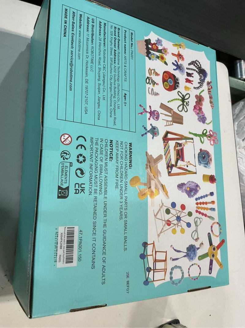 Condition photo showing New/Like New for Wowood Arts and Crafts Kit for Kids - Over 1600 Pieces of DIY Craft Supplies! Creative Hobby Fun Activity Toys & Perfect Gifts for Girls and Boys Ages 8-12 to Spark Imagination and Joy(PA001)