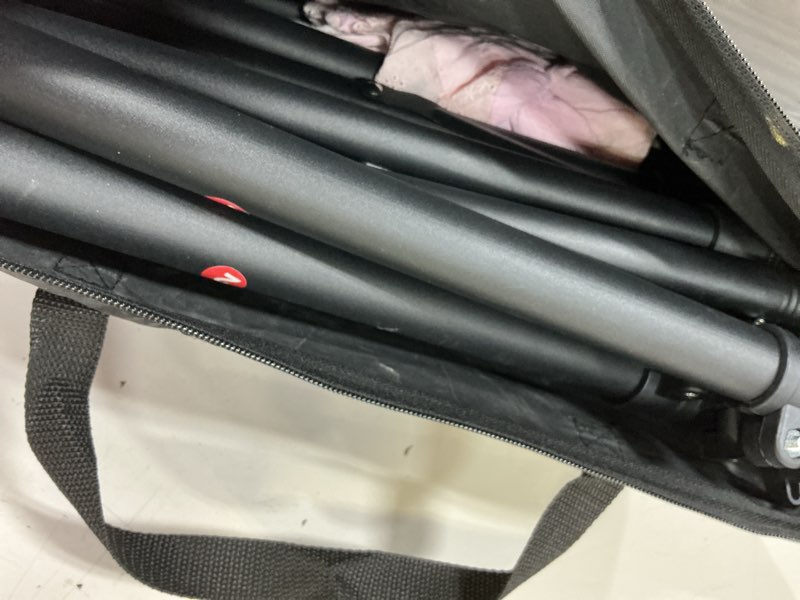Condition photo showing Good Condition for backdrop stand, adjustable 10x7.5 ft background stand backdrop for parties, photo video studio, portable photography backdrop stand with carrying bag, 6 backdrop clamps, and 2 stand bags 10x7.5ft black