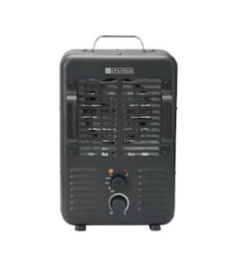 Utilitech 1500 -Watt Utility Fan Utility Indoor Electric Space Heater with Thermostat